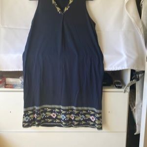 Cute sleeveless summer cotton dress by J jill size small